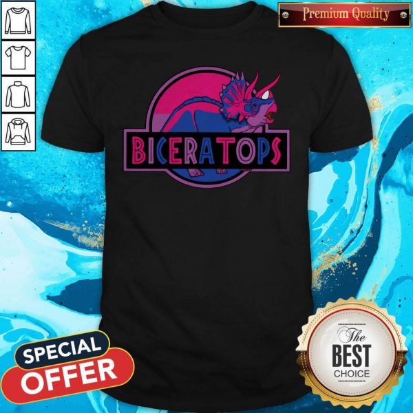 Funny LGBT Biceratops Shirt
