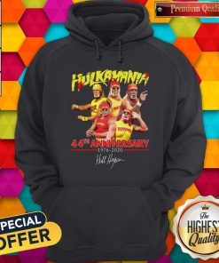 Hulkamania 44th Anniversary 1976 2020 Signature Halloween Hoodie