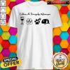 I Am A Simple Woman I Like Wine Flip Flop Paw Camp Shirt