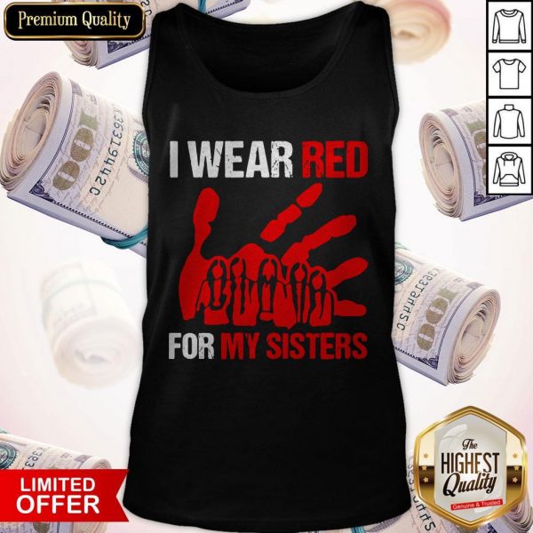 I Wear Red For My Sister Tank Top