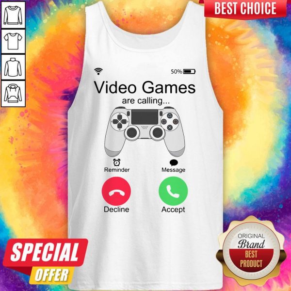 Nice Video Games Are Calling Tank Top
