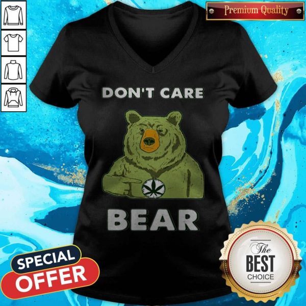 Original Don’t Care Bear Weed V-neck