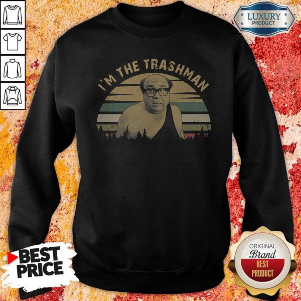Original Man I’m The Trashman Vintage Halloween Sweatshirt