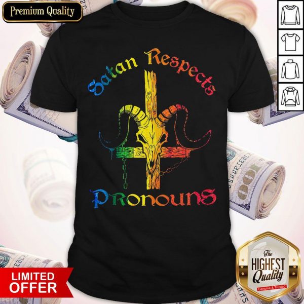 Original Satan Respets Pronouns Shirt
