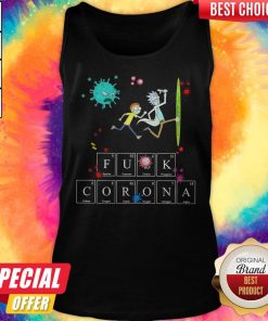 Pretty Rick And Morty Mask Fuck Corona Halloween Tank Top