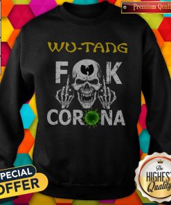 Skull Wu-Tang Fuck Coronavirus Halloween Sweatshirt
