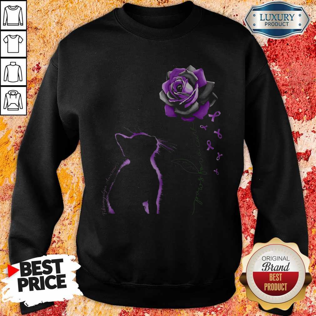 Top Cat Paws For A Cure Sweatshirt
