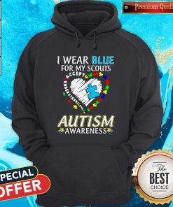 Blue For My Scouts Accept Understand Love Autism Blue For My Scouts Accept Understand Love Autism Heart Hoodie Heart Hoodie