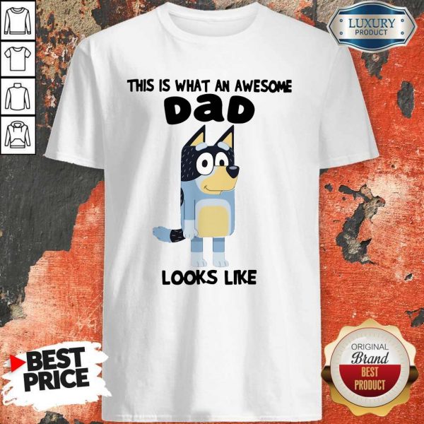 Bluey This Is What An Awesome Dad Looks Like Shirt