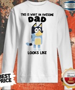 Bluey This Is What An Awesome Dad Looks Like SweaBluey This Is What An Awesome Dad Looks Like Sweatshirttshirt