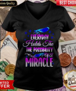 Dragonfly Everyday Holds The The Possibility Of A Miracle V-neck