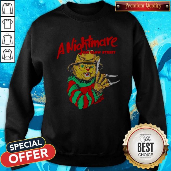 Freddy Krueger A Nightmare On Clown Street SweatshirtFreddy Krueger A Nightmare On Clown Street Sweatshirt