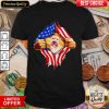 Hot Blood Inside Me Irish Setter American Flag Shirt