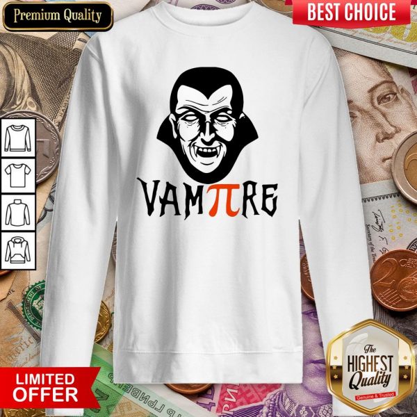 Hot Pi Day Vampire Sweatshirt