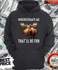 Moose Underestimate Me That’ll Be Fun Hoodie