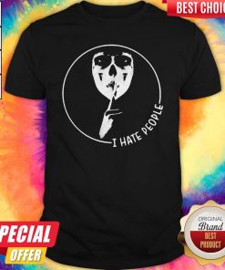 Nice Horror Skull Shhh I Hate People ShirtNice Horror Skull Shhh I Hate People Shirt