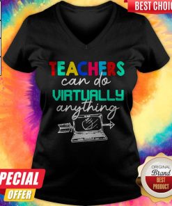 Nice Teachers Can Do Virtually Anything V-neck