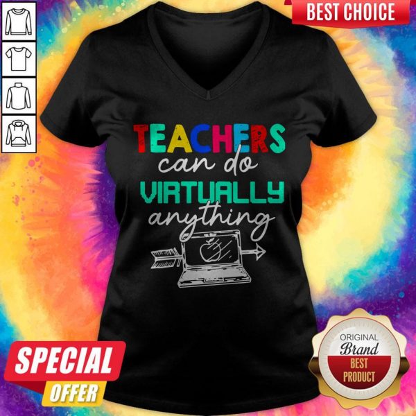 Nice Teachers Can Do Virtually Anything V-neck