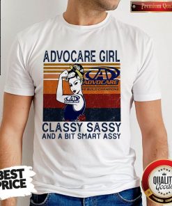 Official Advocare Girl Classy Sassy And A Bit Smart Assy Vintage Shirt