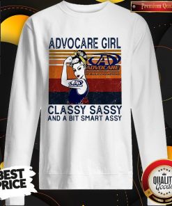 Official Advocare Girl Classy Sassy And A Bit Smart Assy Vintage Sweatshirt