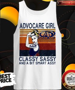 Official Advocare Girl Classy Sassy And A Bit Smart Assy Vintage Tank Top