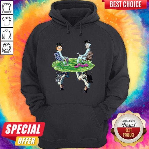 Rick And Morty Water Mirror Reflection Breaking Bad Hoodie