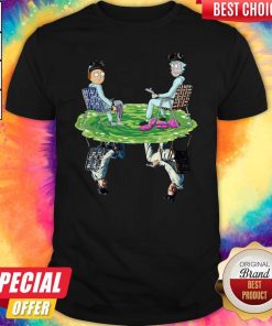 Rick And Morty Water Mirror Reflection Breaking Bad Shirt