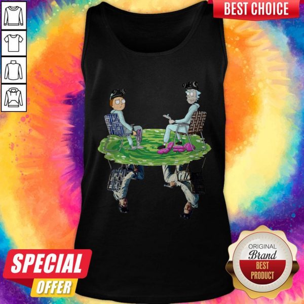 Rick And Morty Water Mirror Reflection Breaking Bad Tank Top