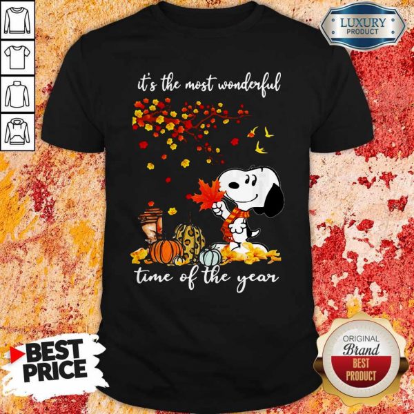 Snoopy It’s The Most Wonderful Time Of The Year Halloween Shirt