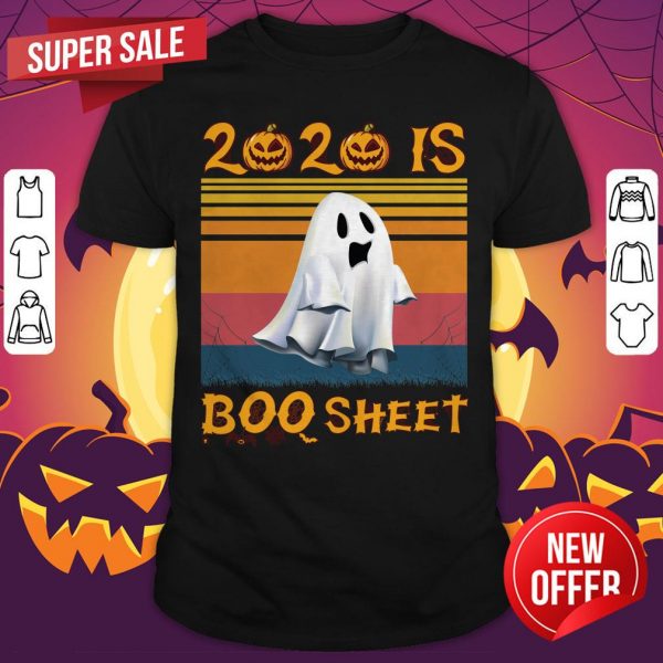 2020 Is Boo Sheet Halloween Vintage Shirt