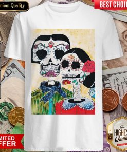 Amor Skeleton Couple Day Of The Dead Muertos Shirt