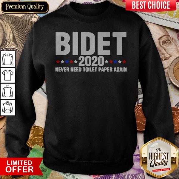 Bdiet 2020 Adult Joe Biden Toilet Paper Crises Humor Fun Gift Sweatshirt