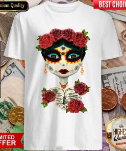 Catrina Sugar Skull Dia De Los Muertos Day Dead Shirt