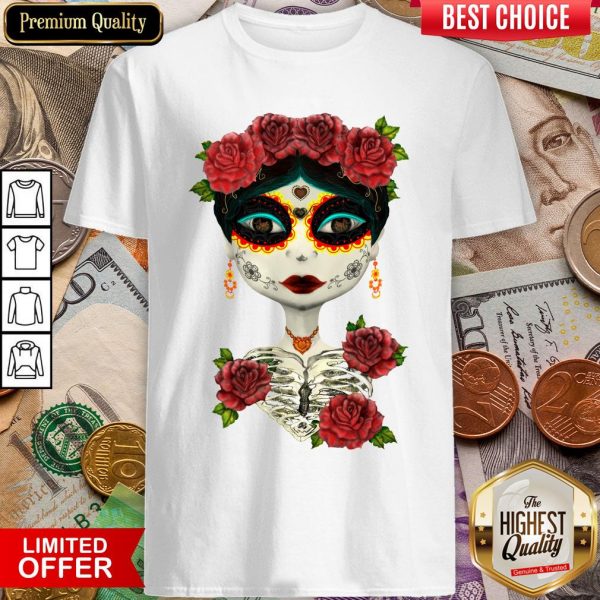 Catrina Sugar Skull Dia De Los Muertos Day Dead Shirt