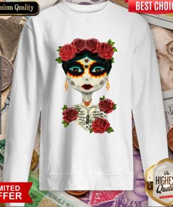 Catrina Sugar Skull Dia De Los Muertos Day Dead Sweatshirt
