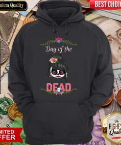 Cute Sugar Skull Day Of The Dead Hoodie