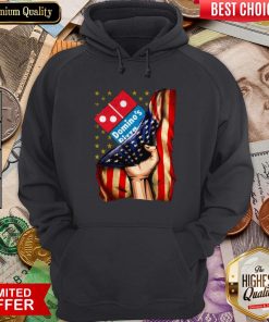 Domino'S Pizza American Flag Hoodie