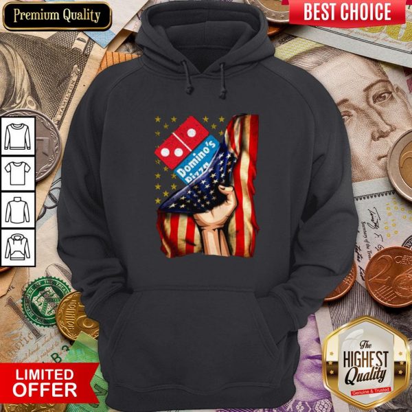 Domino'S Pizza American Flag Hoodie