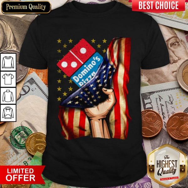 Domino'S Pizza American Flag T-Shirt