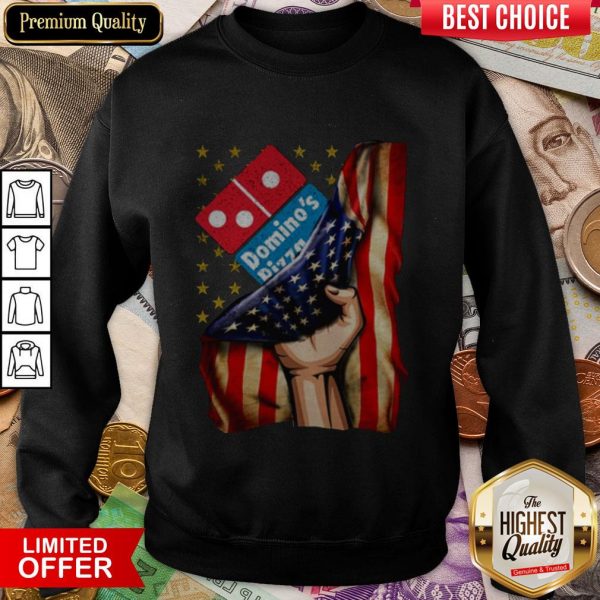 Domino'S Pizza American Flag Sweatshirt