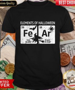 Elements Of Halloween Fear Iron Argon Shirt
