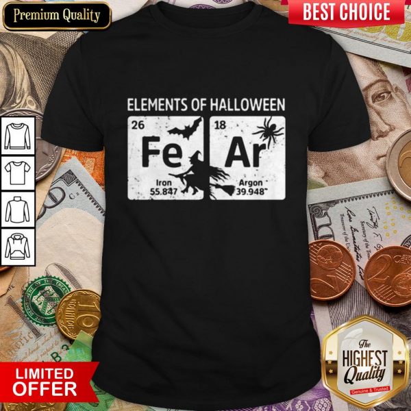 Elements Of Halloween Fear Iron Argon Shirt