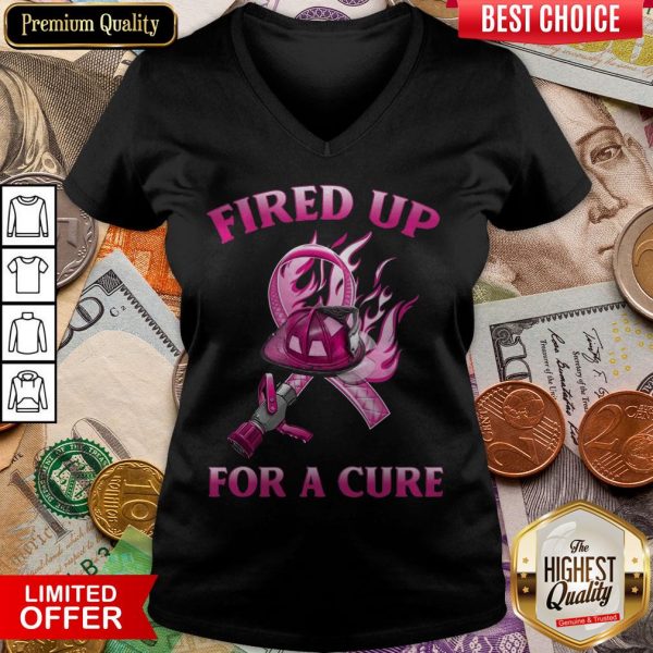 Fired Up For A Cure V-neck
