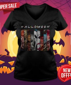 Friends TV Show Horror Characters Movies Halloween 2020 V-neck