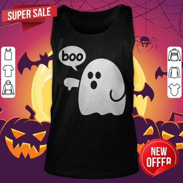 Ghost Of Disapproval Boo Halloween Day Tank Top