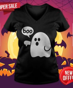Ghost Of Disapproval Boo Halloween Day V-neck