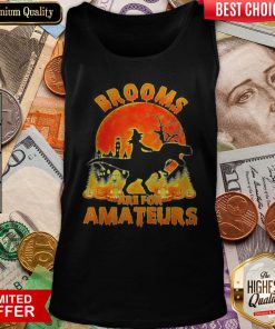 Halloween Brooms Are For Amateurs Moon Tank Top