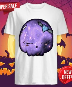 Halloween Purple Moon Skull Kawaii Cute Sugar Skull Shirt