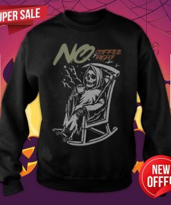 Halloween Skeleton Loves Drinking Coffee Day Of The Dead Sweatshirt