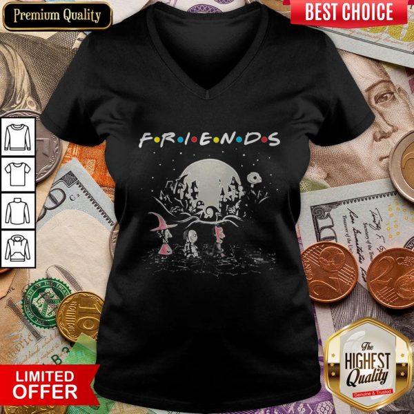 HalloweenJack Skellington And Friends Crossing Road V-neck